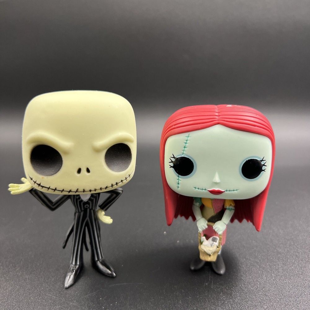 Disney Jack Skellington 2011 & Sally 2018 Funko Vinyl Figurine